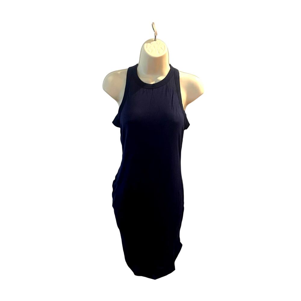 ACTIVE USA, SIZE M, NAVY, RACER BACK DRESS, BODY CON